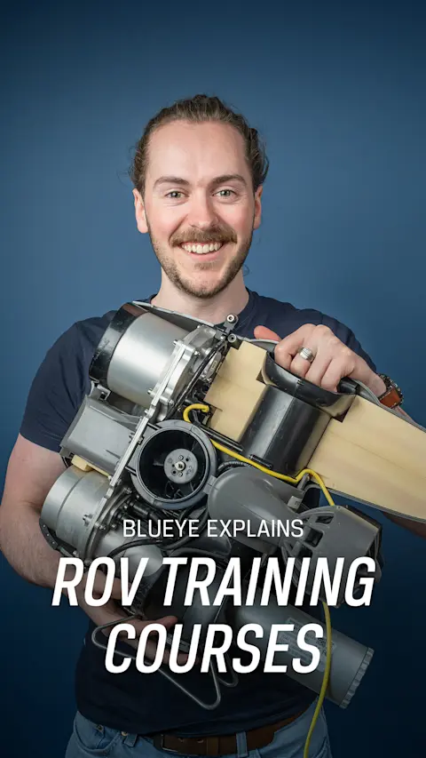 Product Engineer Petter Sjursen explains our free ROV training program to enhance your skills and maximize your Blueye ROV experience