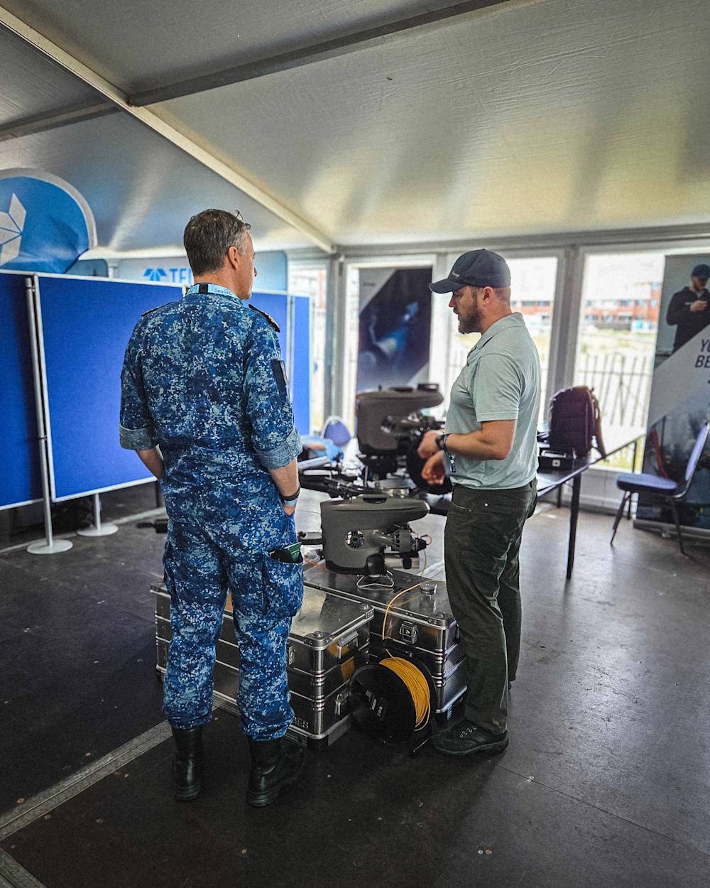 Trond and Netherlands Navy at SeaSEC