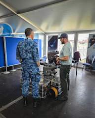 Trond and Netherlands Navy at SeaSEC