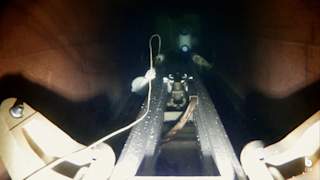 Drone Inside Torpedo Chamber