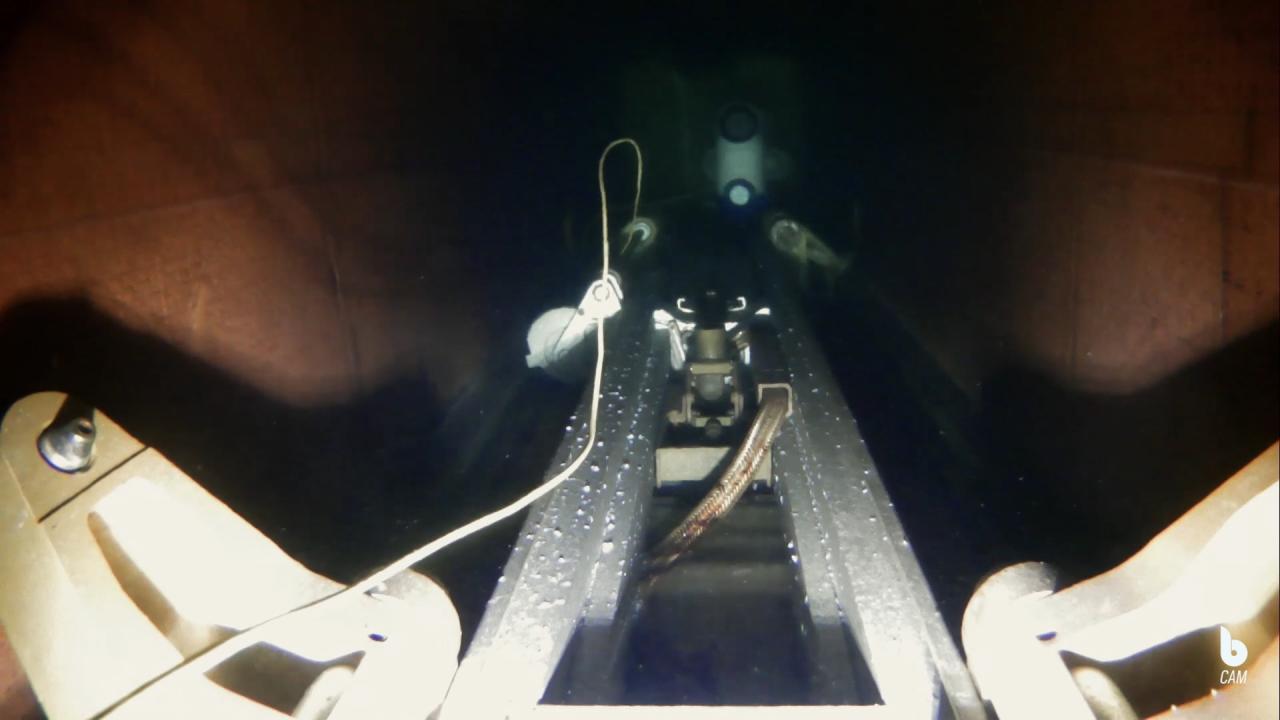 Drone Inside Torpedo Chamber