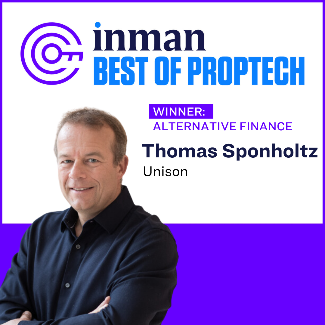 Unison CEO Thomas Sponholtz Announced as One of Inman's '2023 Best of  Proptech