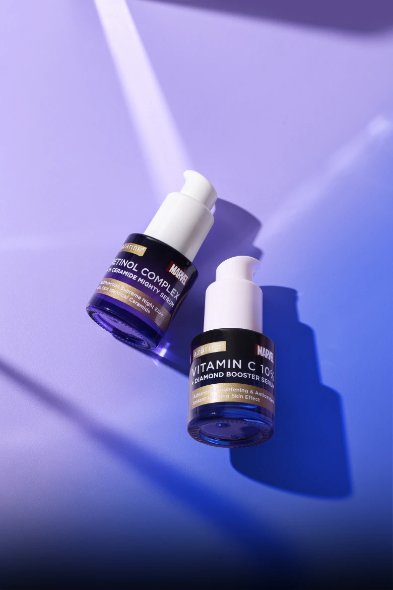 Combo Power Azarine X Marvel D100 :  Perfect Match Serum untuk Mencegah Penuaan Dini, Mencerahkan, dan Perbaiki Skin Barrier Kulit Kamu!