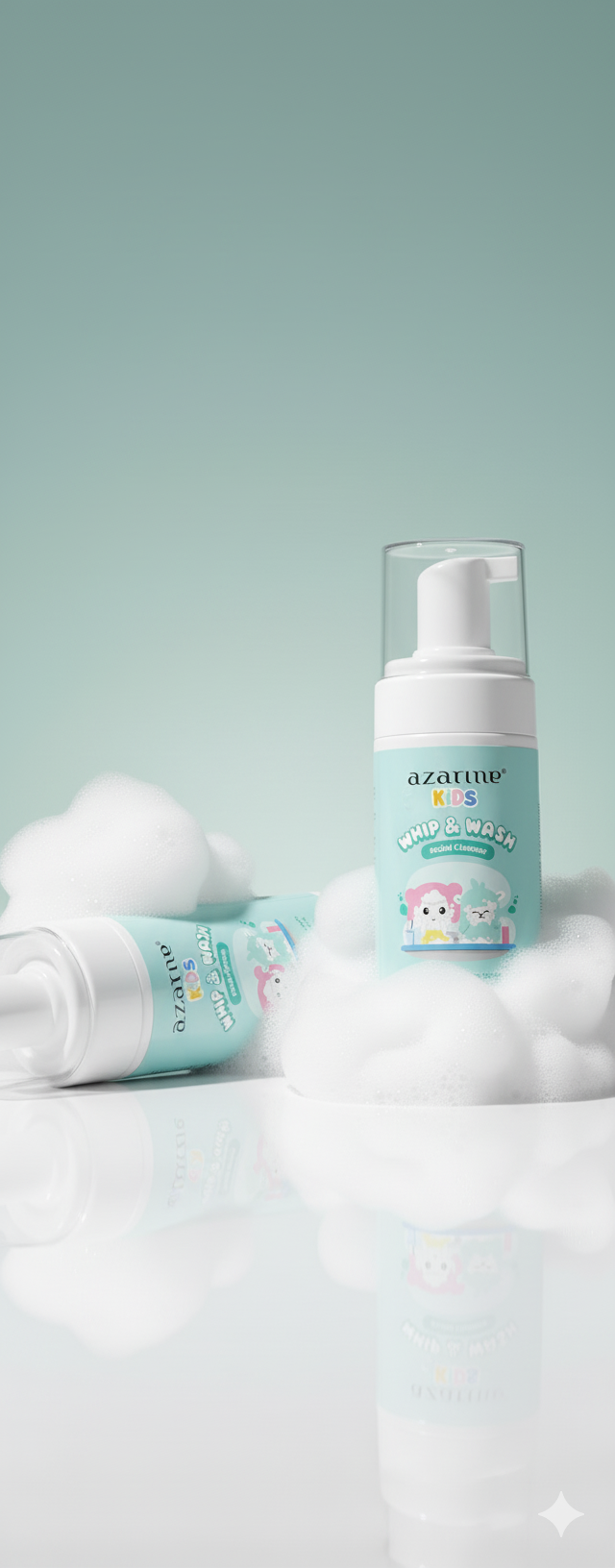Cuci Muka Jadi Makin Seru dengan Facial Wash Anak Terbaru Azarine Kids Whip & Wash Facial Cleanser