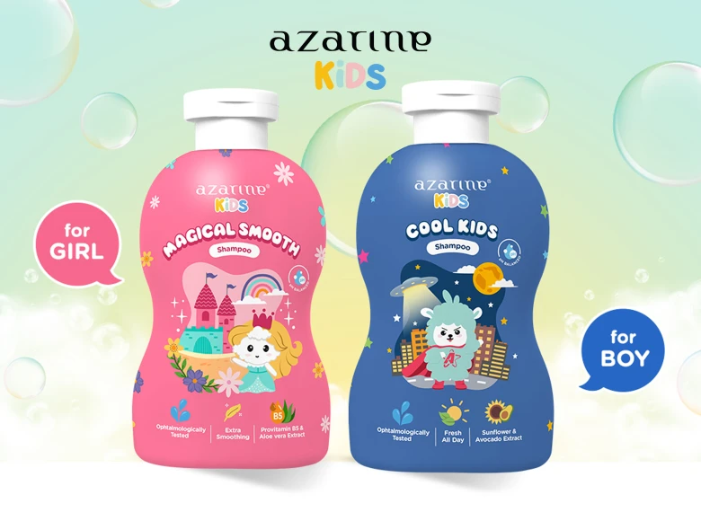 Azarine Kids Magical Smooth Shampoo, Solusi Tepat untuk Rambut Anak Aktif Berhijab Agar Tetap Halus dan Sehat