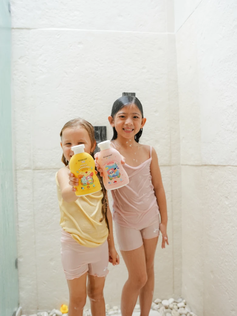Waspada Eksim pada Anak! Kulit Bebas Eksim dengan Body Wash Postbiotik, Body Wash Azarine Kids