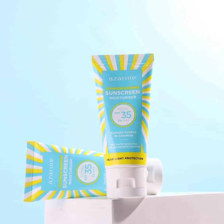 Booster Perlindungan Kulitmu dengan 5x Kandungan Ceramide pada Cicamide Barrier Sunscreen Moisturizer Azarine