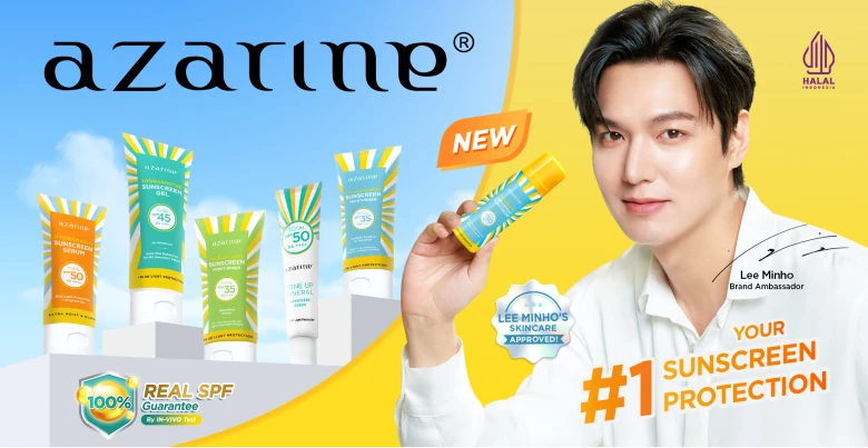 Shine and Bright! Proteksi Kulitmu dengan Sunscreen Azarine Terbaik Pilihan Lee Minho untuk Kulit Sehat Bercahaya