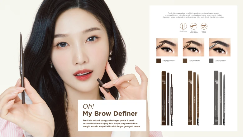 Oh! My Brow Definer dari Azarine Siap Jadi Hero untuk Alis Cetarmu!