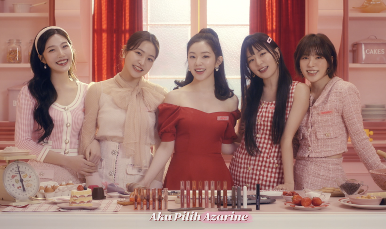 Azarine Cosmetic Resmi Menggandeng Red Velvet sebagai Brand Ambassador untuk Launching Makeup Series