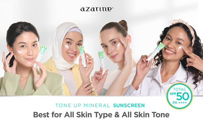 Tidak Hanya Sunscreen dan Pelembap, Ini Manfaat Azarine Tone Up Mineral Sunscreen!