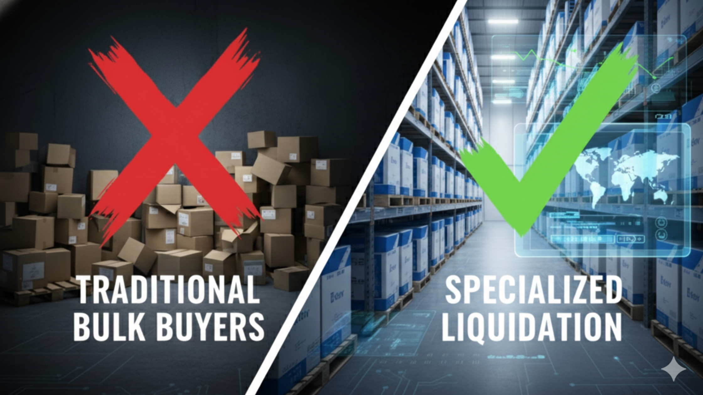 traditional bulk buyers vs specialized liquidation
