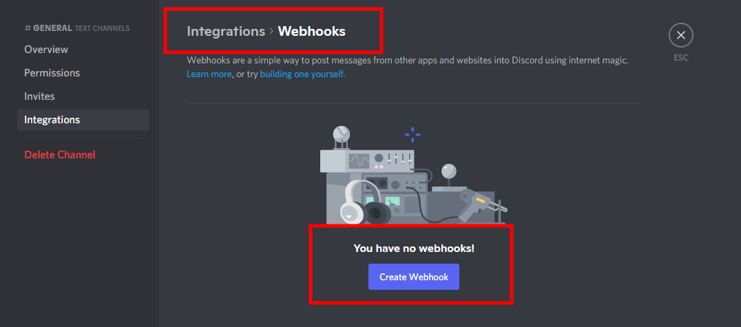 Discord Developer Portal — Documentation — Webhook