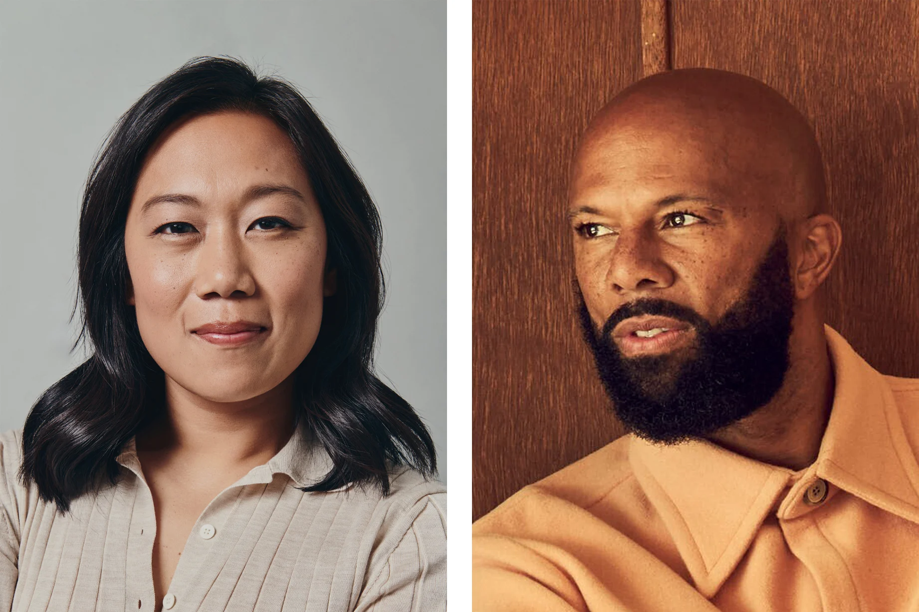 Priscilla Chan and Common armchair conversation