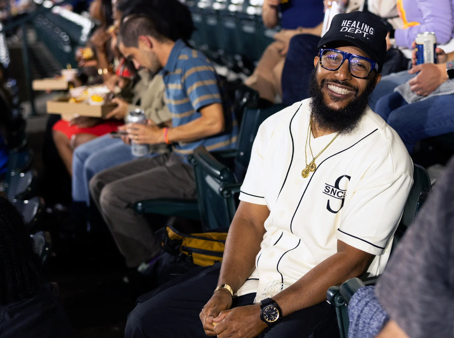 Team event, baseball game, Denver 2021