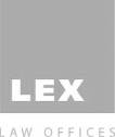 Lex law offices logo
