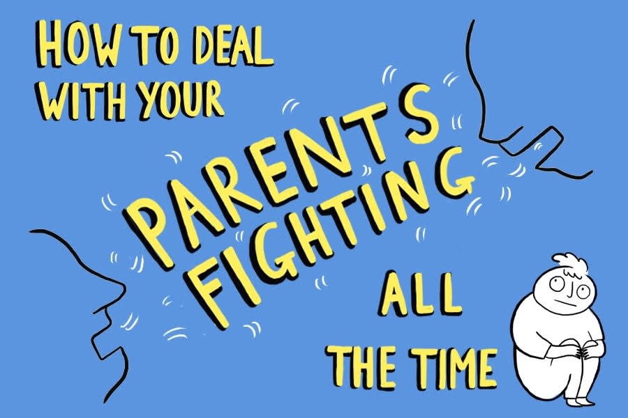 how to deal with your parents fighting all the time cartoon