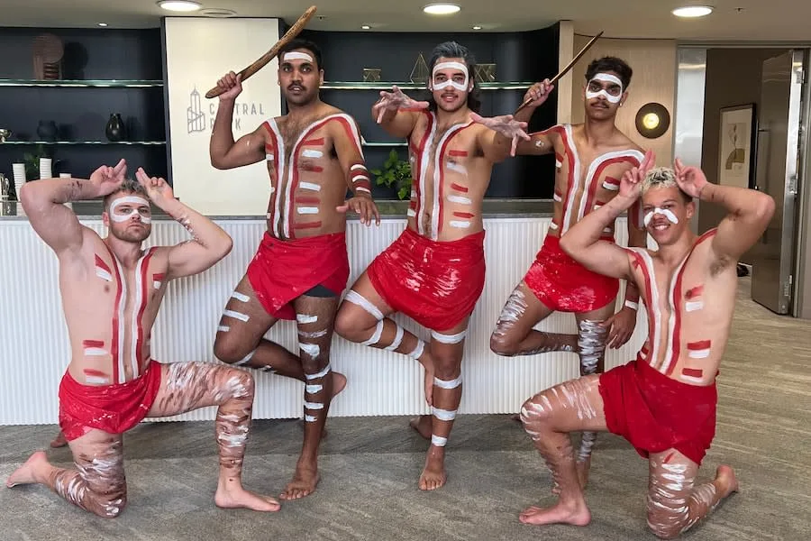 Sam Stubbs waka dancers