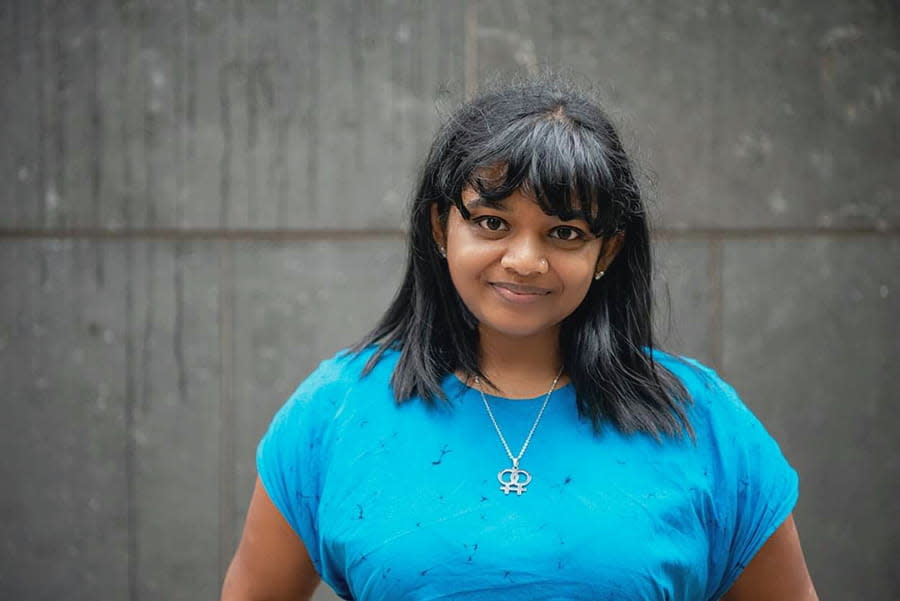 Headshot of Madhuraa woman smiling