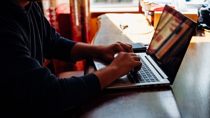 man on laptop