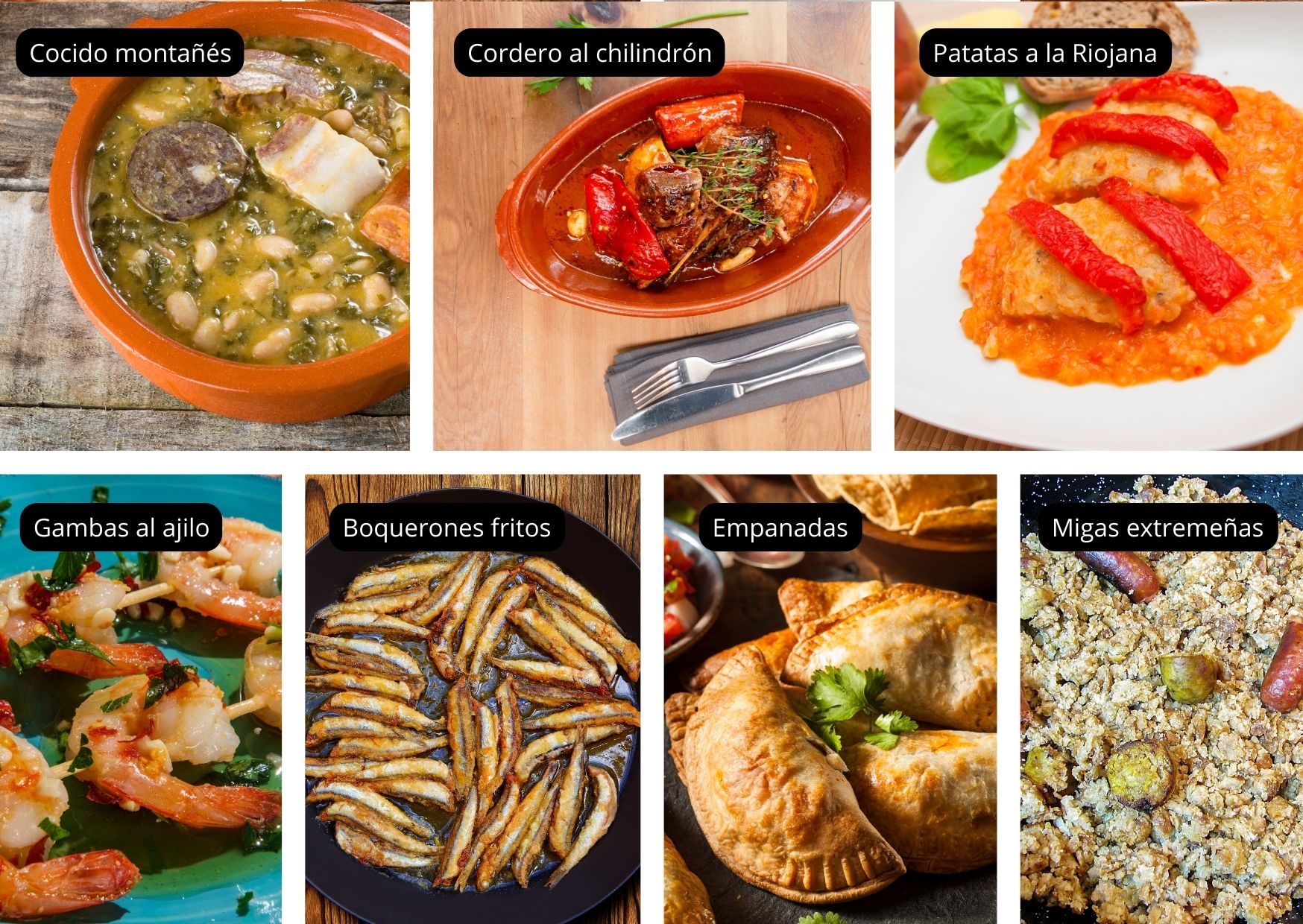 Pictures of spanish deals food