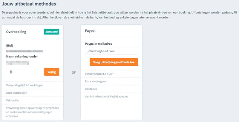 recieve payments 1 nl