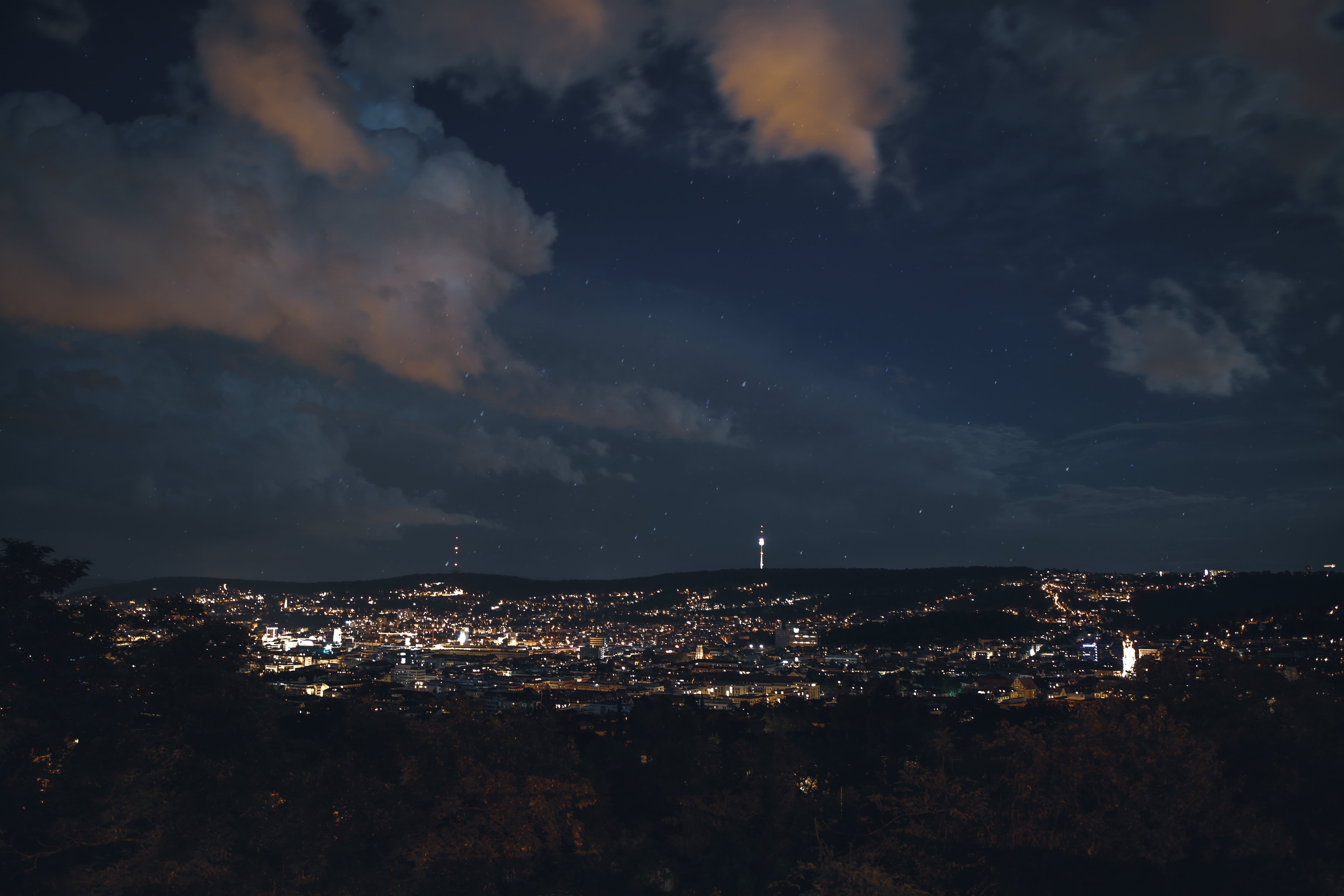 Stuttgart by night