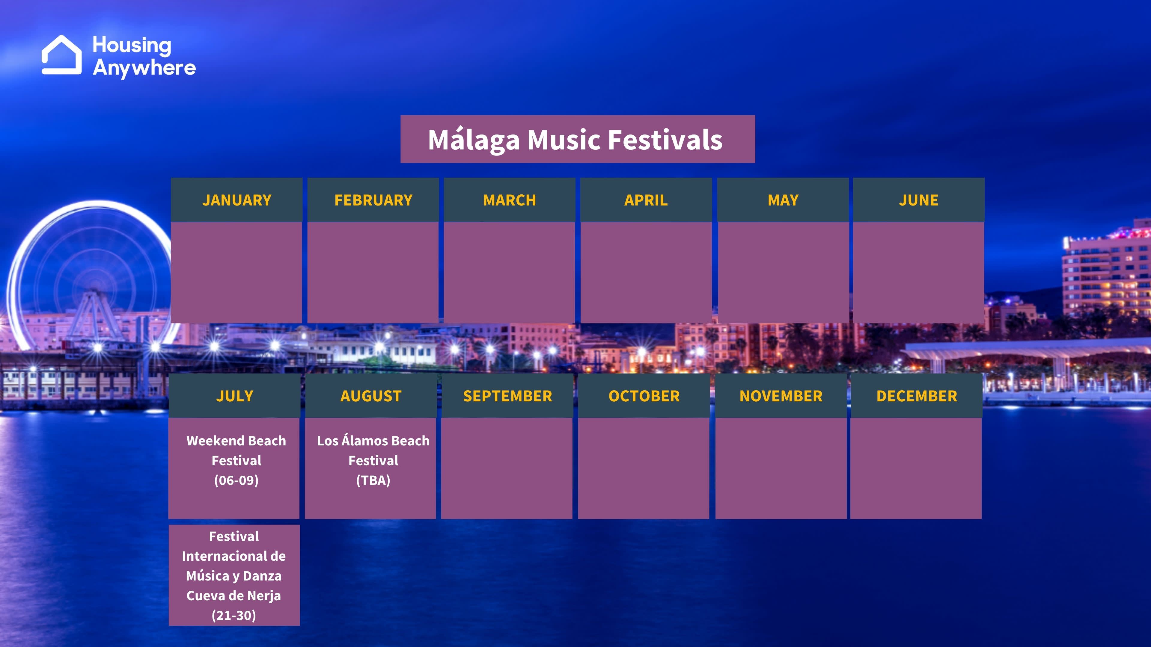 Málaga Festivals You Can't Miss in 2022-2023
