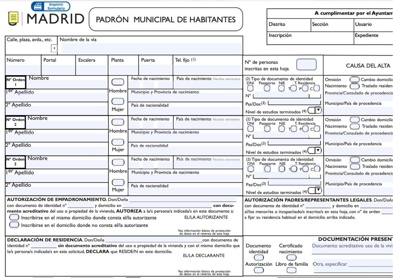 How to get empadronamiento in Spain-city hall registration