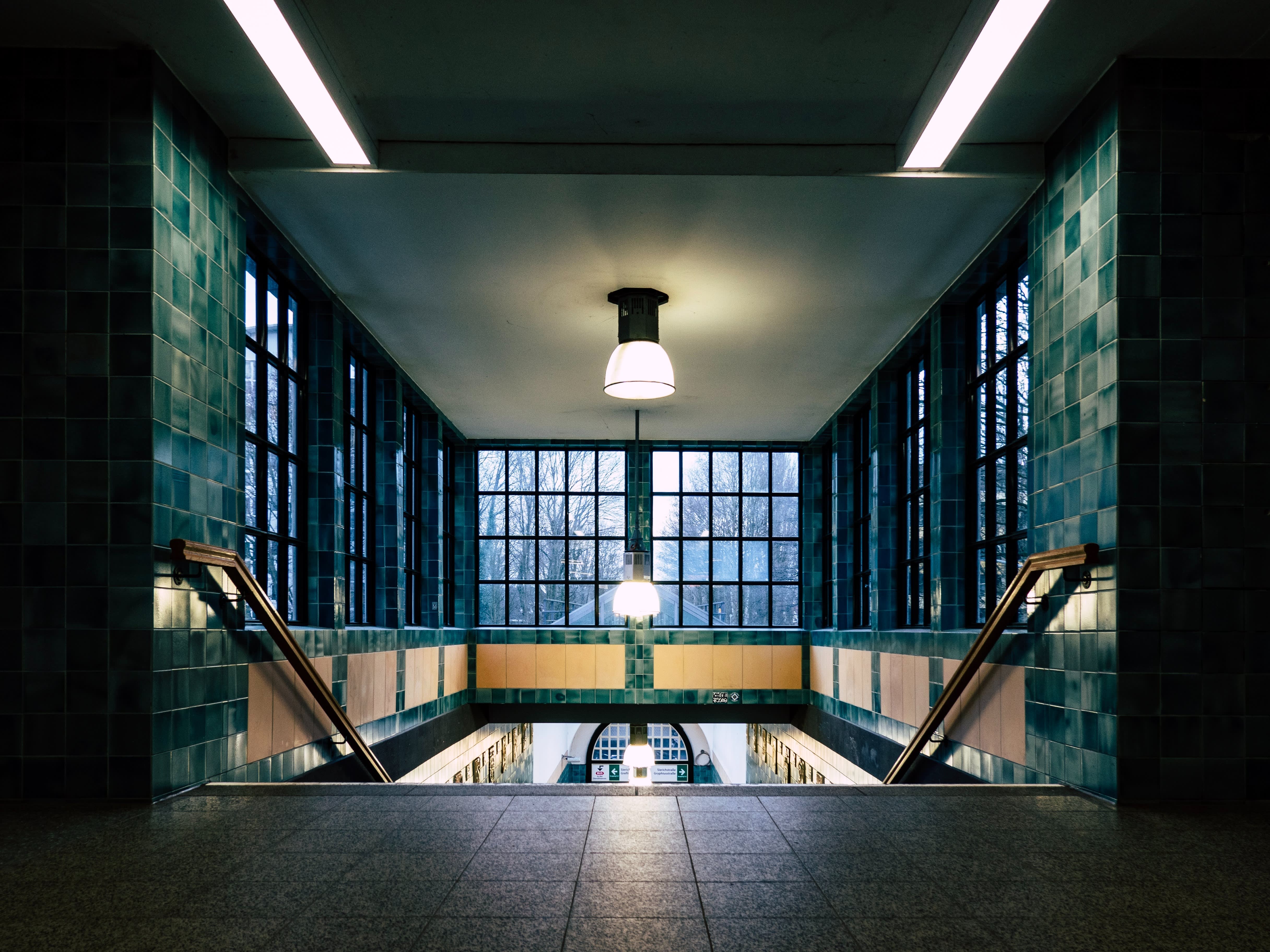 Hamburg public transport station