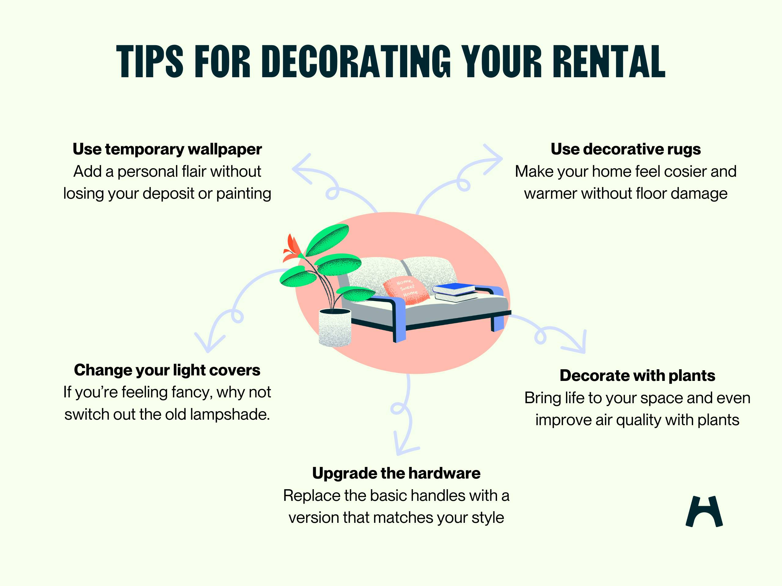 Tips for decorating your rental