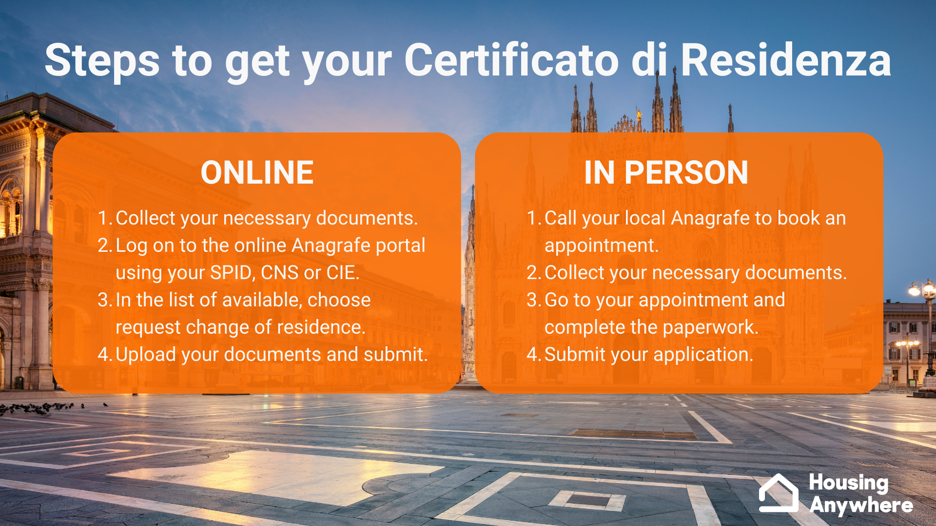 Certificato Statico Milano _ Guida al CiS Certificato di idoneità ...