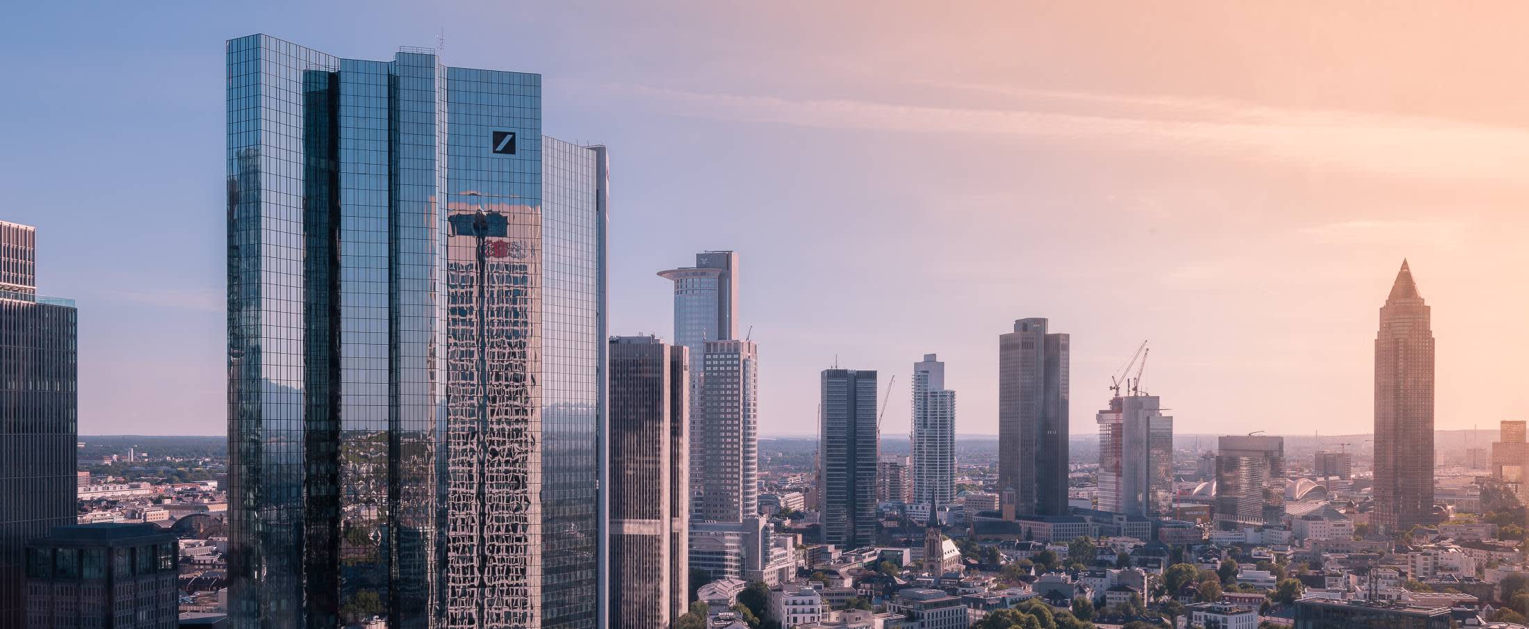 Deutsche Bank tower in Frankfurt