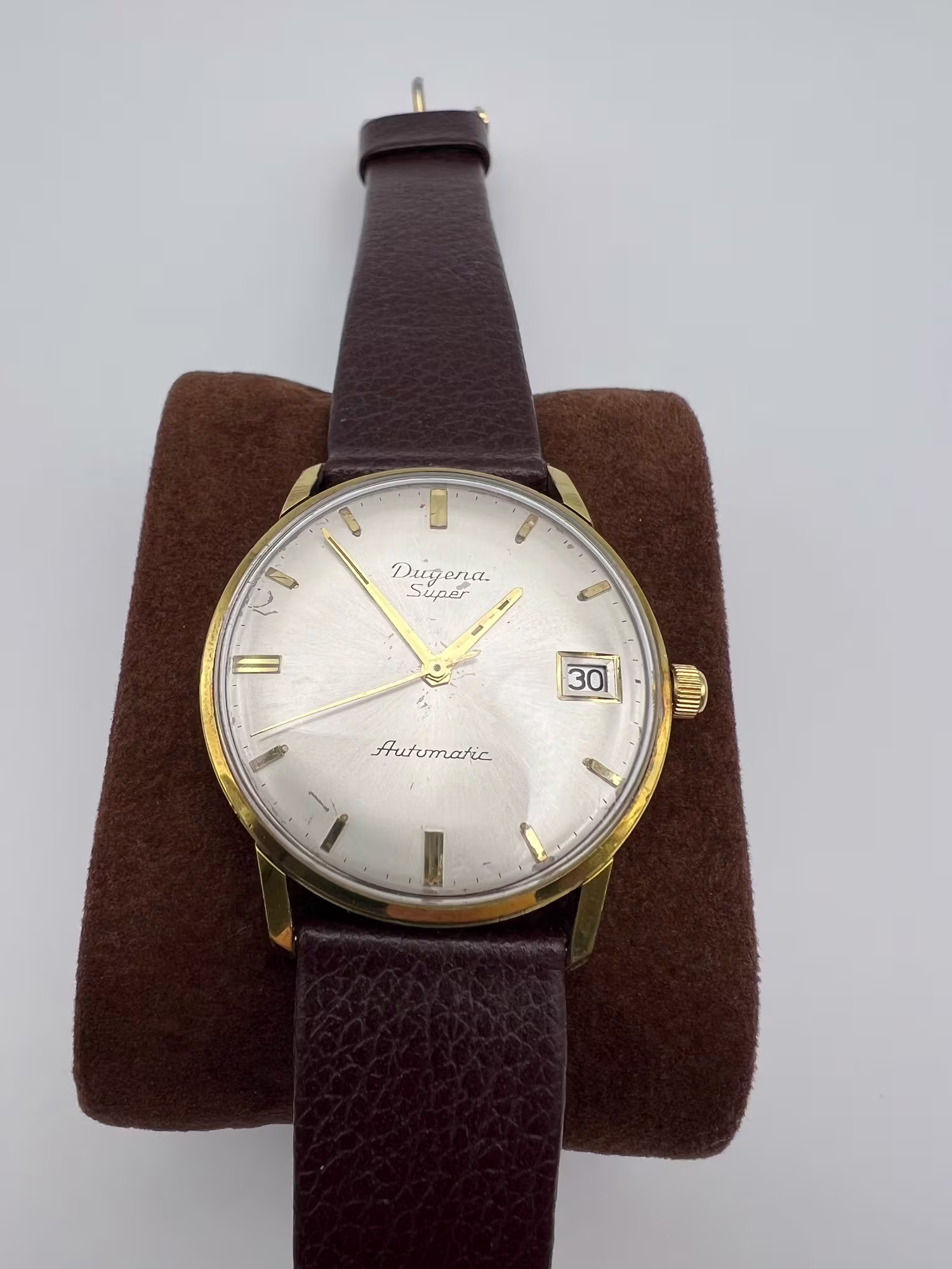 Dugena Super Automatic 1960s, dial straight on