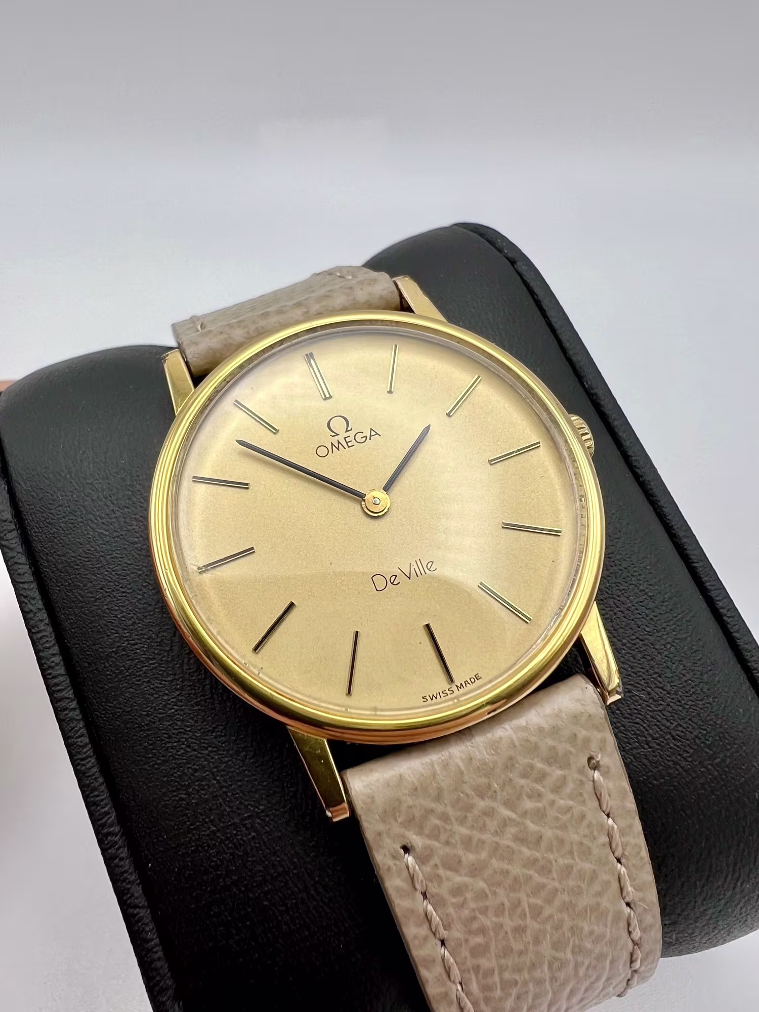Omega De Ville Dress Watch, 1970s, dial straight on