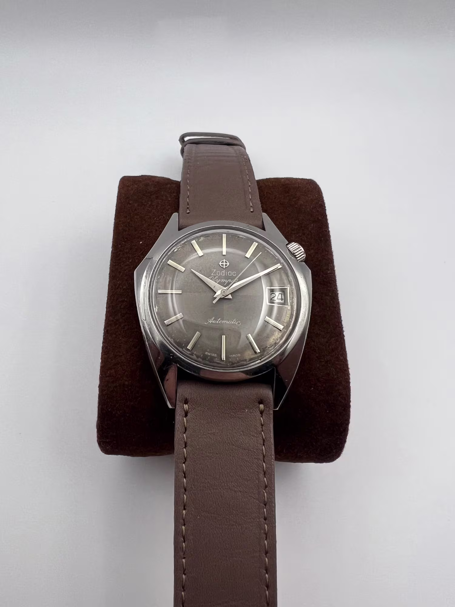 Zodiac Olympos Automatic 1960s, dial straight on