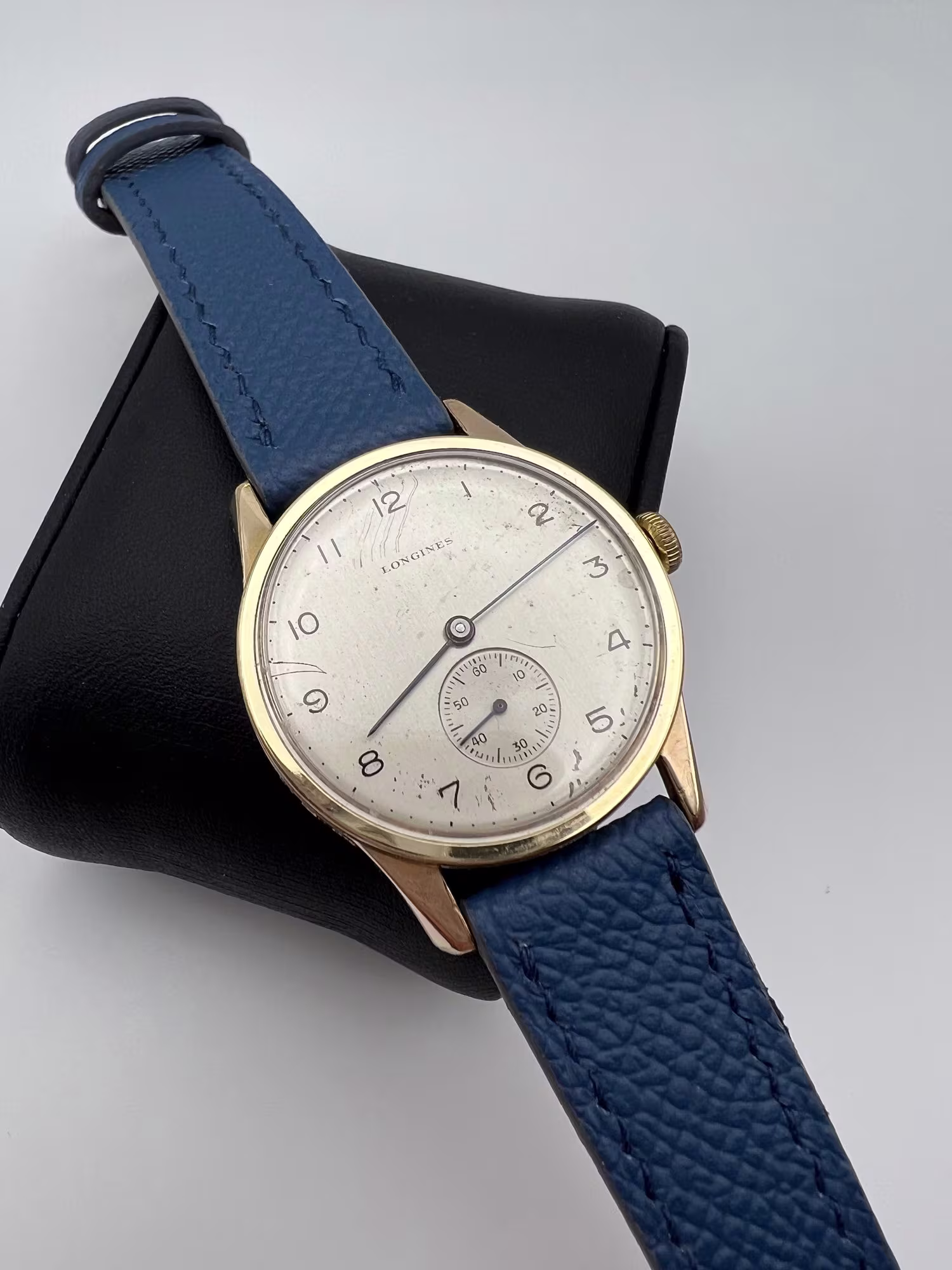 Longines Calatrava Dress Watch, 1940s, dial straight on