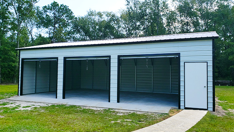 Triple-wide Garages