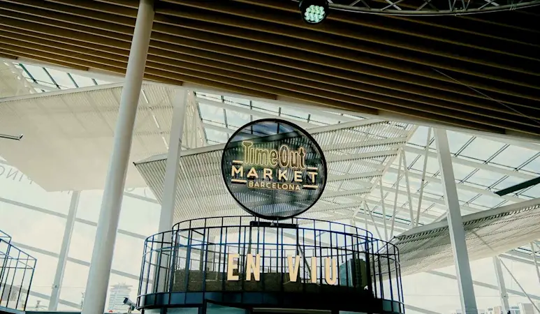 Photo Barcelona TimeOut Timeout Market Barcelona Sign