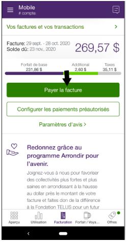 App FR pay bill
