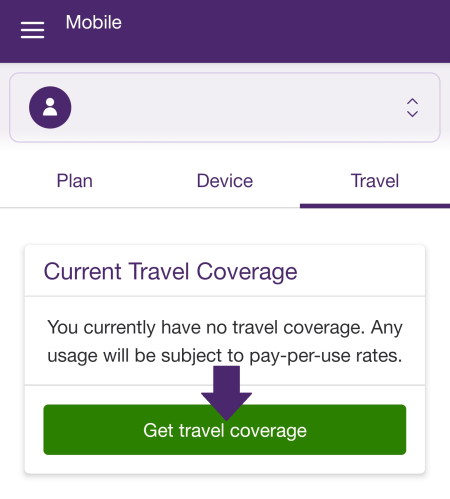 My TELUS App - Get travel coverage