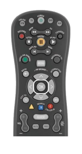 Classic remote OK button