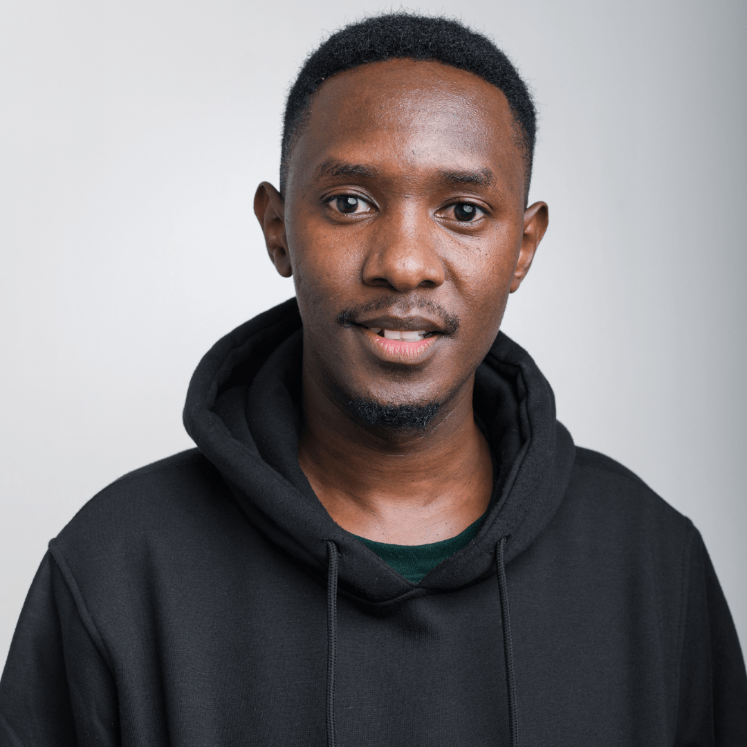 Kennedy Wathome, Music Production Course Leader at ADMI, teaching in the studio