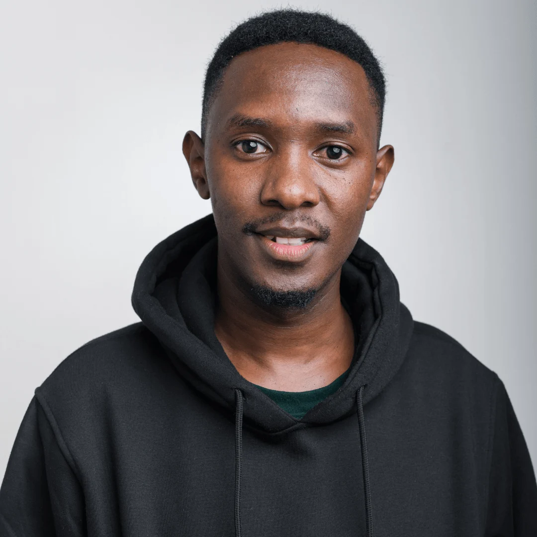 Kennedy Wathome, Music Production Course Leader at ADMI, teaching in the studio