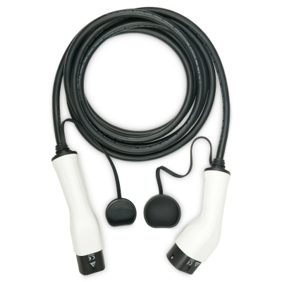 EV CHARGING CABLE 32A - 5M - THREE PHASE - TYPE 2 TO TYPE 2 