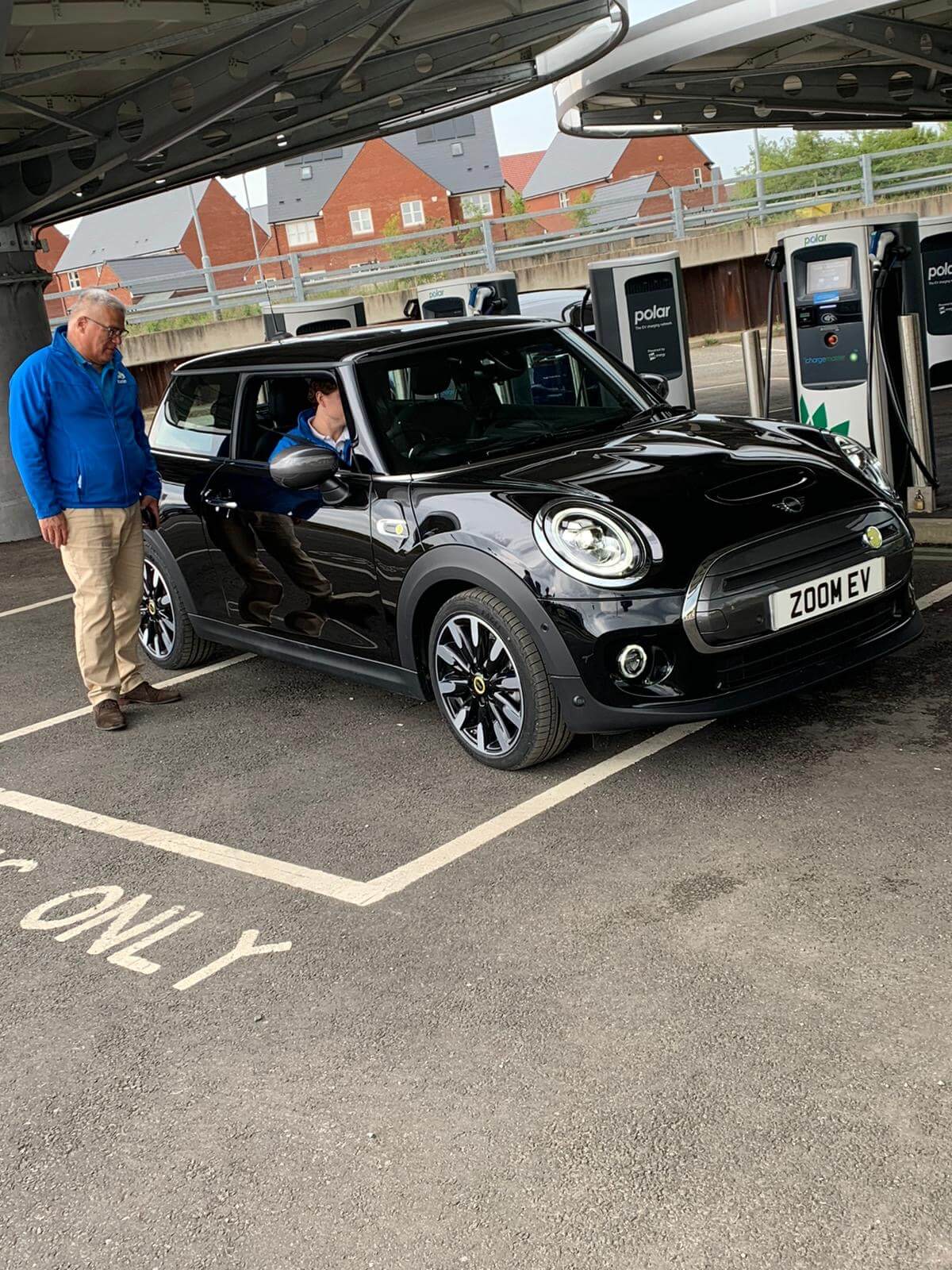 Greg Fairbotham inside mini electric