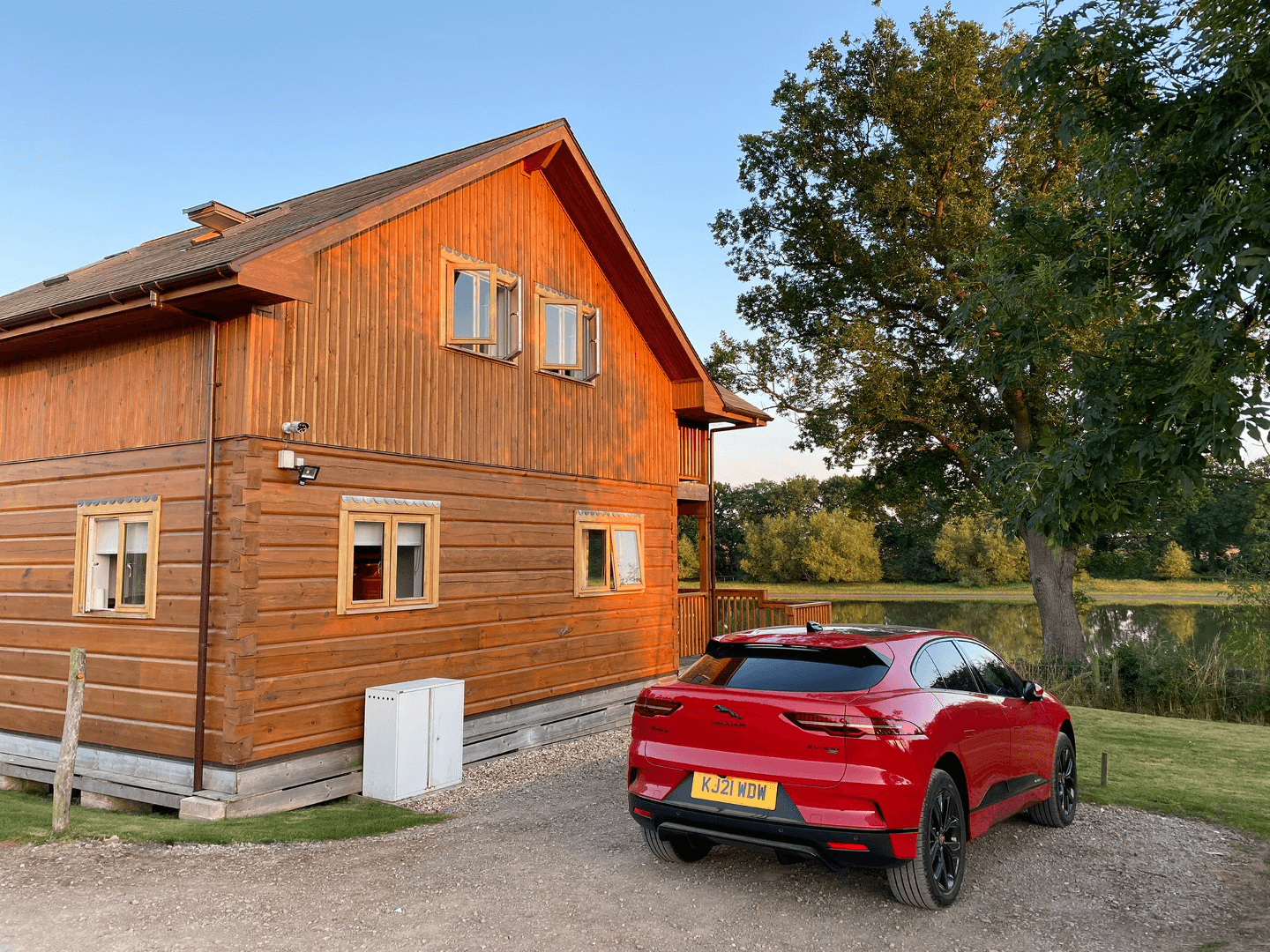 iPace next to lodge