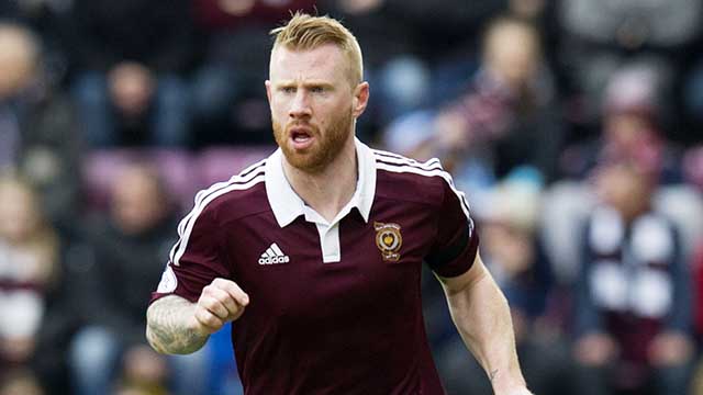 Image: Adam Eckersley (Hearts) issued with complaint [Migrated]