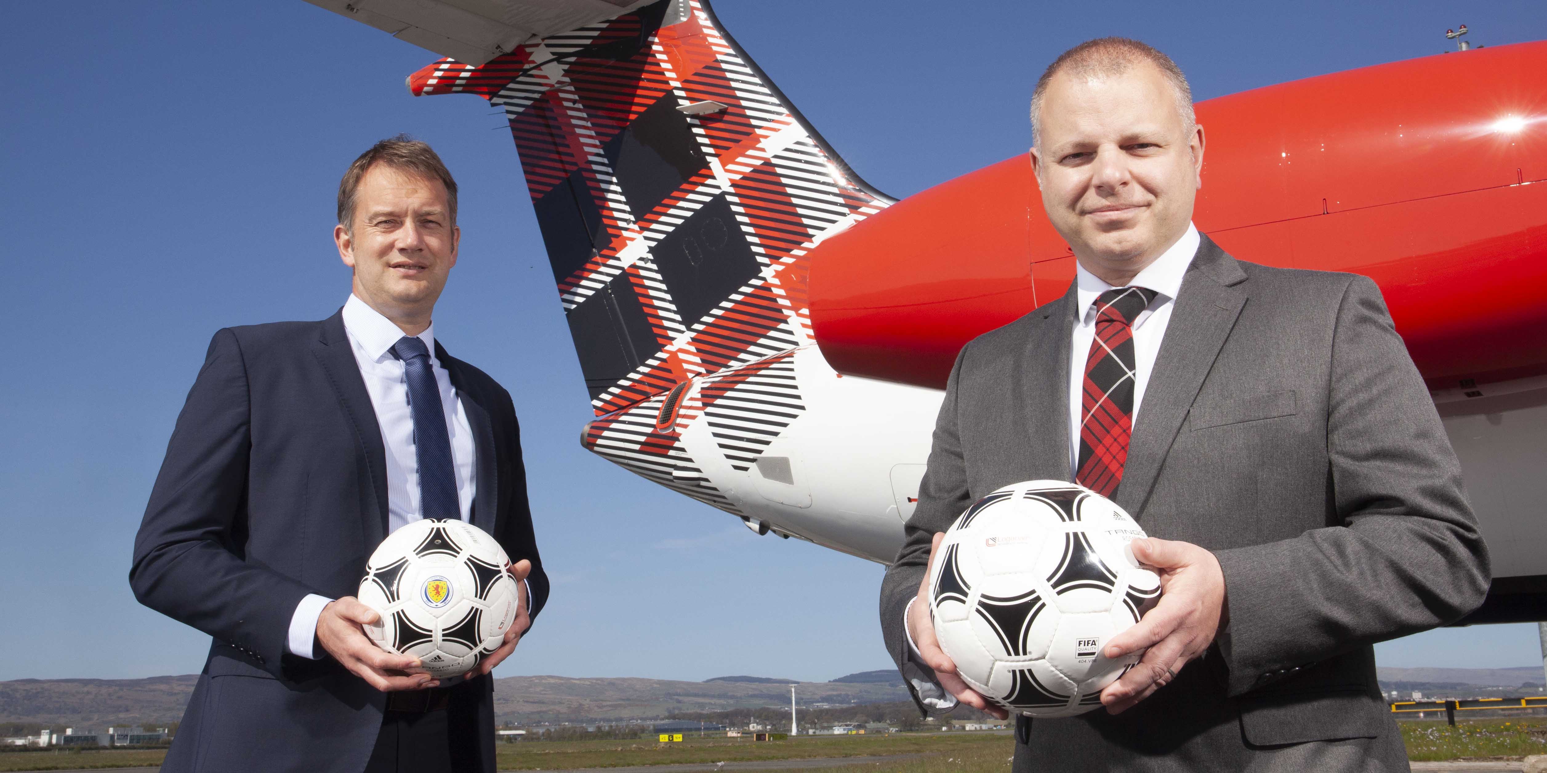 Image: Scotland National Team takes to the skies with Loganair for EURO 2020 [Migrated]