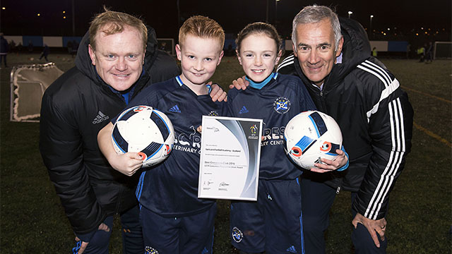 Image: Gartcairn collect prestigious UEFA award [Migrated]